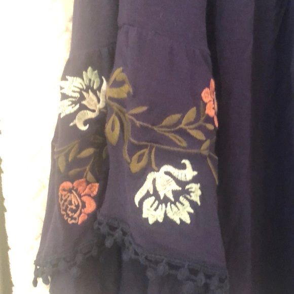 On or Off the Shoulder Top with Trumpet Sleeves - Picture 2 of 6